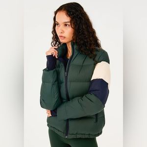 Splits59 Arden Puffer Jacket Military Green Size XS